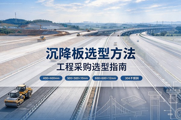 沂源沉降板选择方法