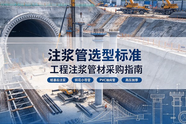 沂源注浆管选型标准
