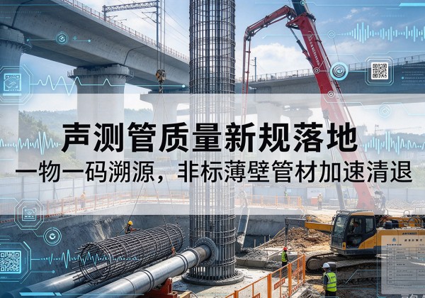 沂源声测管质量新规落地，一物一码溯源，非标薄壁管材加速清退