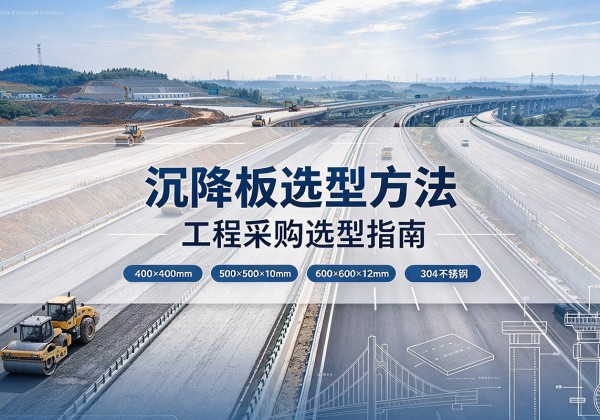 沂源沉降板选择方法