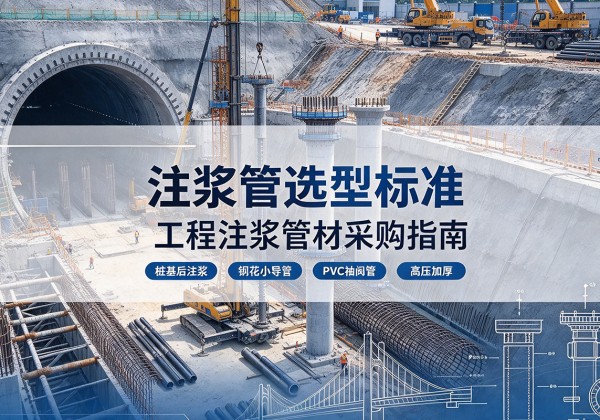 沂源注浆管选型标准